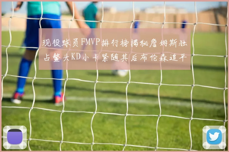 现役球员FMVP排行榜揭秘詹姆斯独占鳌头KD小卡紧随其后布伦森追平库里约基奇等
